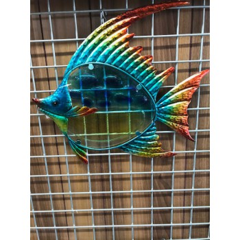 Pesce in vetro e metallo Nautica Portoverde